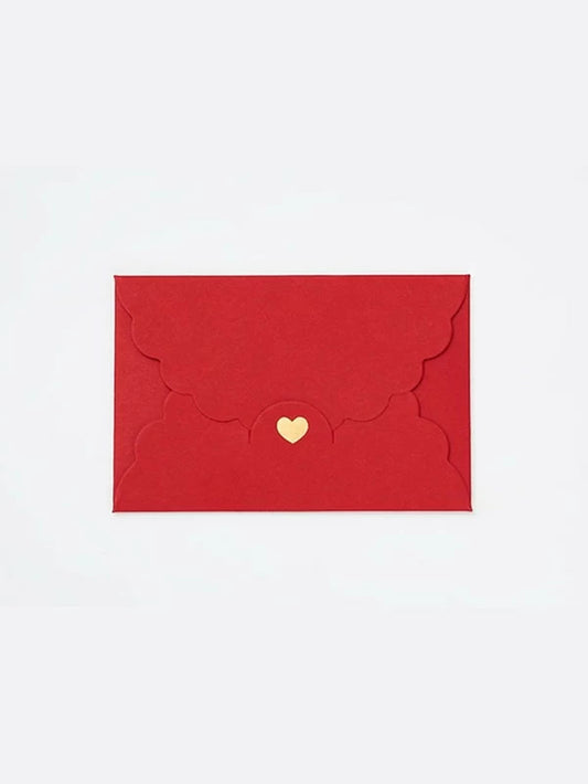 SOBRES CON ESTAMPADO DE CORAZON 5 PZS