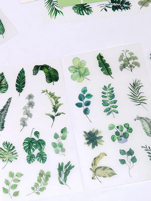 STICKERS DE HOJAS